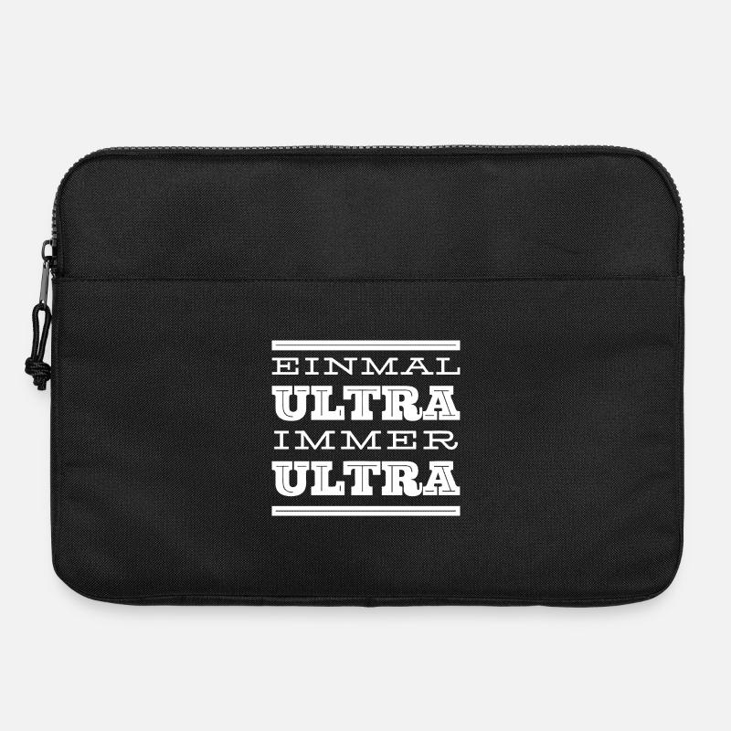 Einmalige Ultralegale Schriftkunst - Laptoptasche 15" - Schwarz