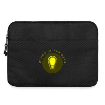 glows in the dark electro current problem - Laptop bag 15" - black - Front