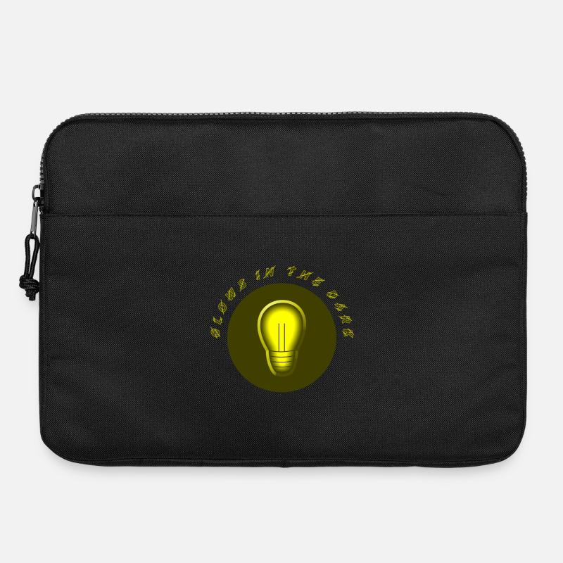 brille dans l’obscurité problème de courant électro - Sacoche pour ordinateur portable 15 pouces - noir