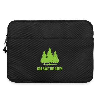 Dieu sauve le vert - Sacoche pour ordinateur portable 15 pouces - noir - Devant