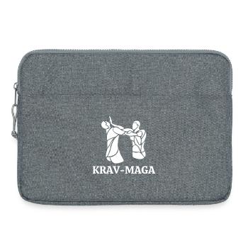 Krav maga, self defense, self defense - Laptop bag 15" - heather grey - Front