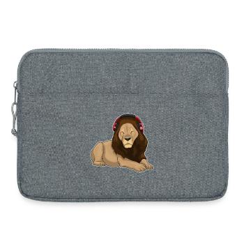 Leo Casque Musique - Sacoche pour ordinateur portable 15 pouces - gris chiné - Devant