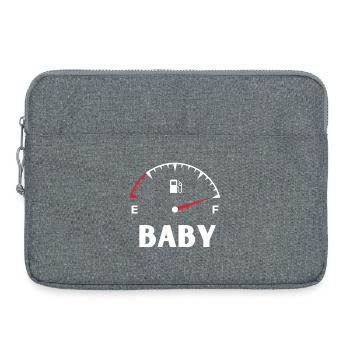 Mommy daddy baby match t shirt - Sacoche pour ordinateur portable 15 pouces - gris chiné - Devant