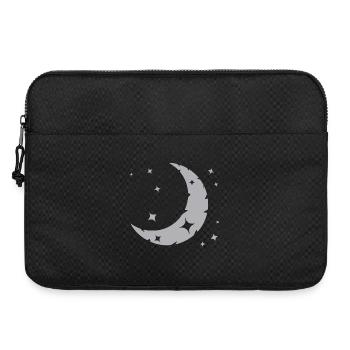 Mond und Sterne - Laptoptasche 15" - Schwarz - Vorne