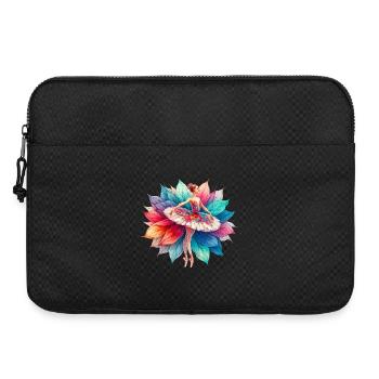 Balletttänzerin mit Tutu - Laptoptasche 15" - Schwarz - Vorne