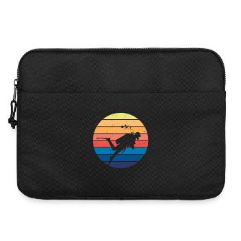 Retro Vibe Taucher - Laptoptasche 15" - Schwarz - Vorne