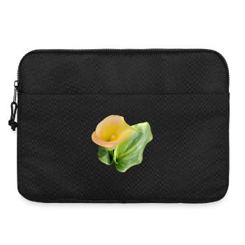 YELLOW CALLA LILY - Laptop bag 15" - black - Front
