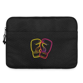 Dessin de gants de boxe - Sacoche pour ordinateur portable 15 pouces - noir - Devant