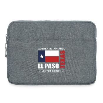 El Paso - Sacoche pour ordinateur portable 15 pouces - gris chiné - Devant