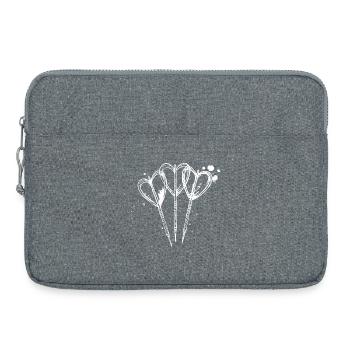 Darts Line Art - Laptop bag 15" - heather grey - Front