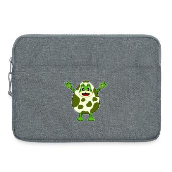 Frosch Ei - Laptoptasche 15" - Grau meliert - Vorne