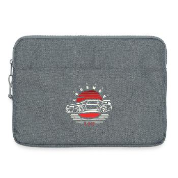 Conception de voiture de tuning japonais – Édition Légendes - Sacoche pour ordinateur portable 15 pouces - gris chiné - Devant