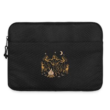 Witchy Summer - Midsummer Dance Around the Fire - Laptop bag 15" - black - Front
