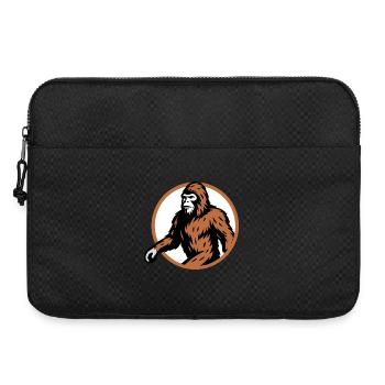 Bigfoot mysterious cryptid creature art - Laptop bag 15" - black - Front
