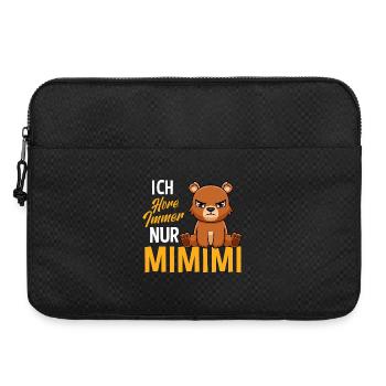 Ich Höre Immer Nur Mimimi Bär - Laptoptasche 15" - Schwarz - Vorne