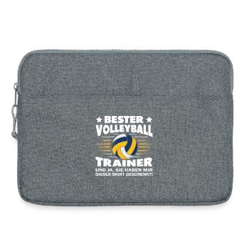 Volleyball Coach Gifts Volleyball Players - Laptop bag 15" - heather grey - Front
