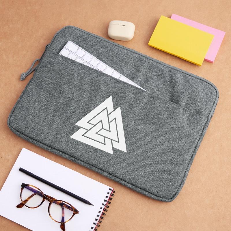 Geometric triangular nesting Laptop bag 15"