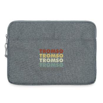 Tromso - Norway - Norge - Norwegen - Skandinavien - Laptoptasche 15" - Grau meliert - Vorne