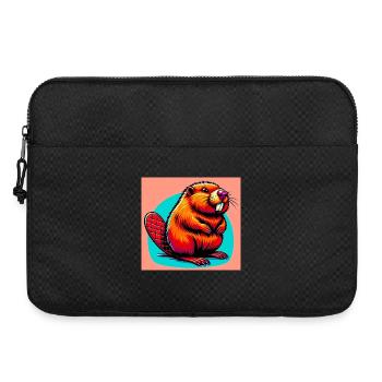 beaver - Laptop bag 15" - black - Front