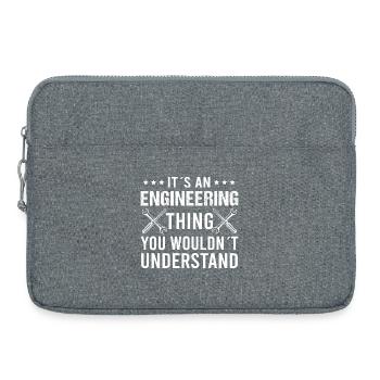 Mechanical Engineering Mechanical Engineer - Laptop bag 15" - heather grey - Front