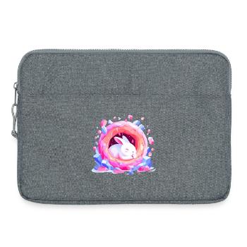Cratère de Cristal du Lapin Câlin - Sacoche pour ordinateur portable 15 pouces - gris chiné - Devant