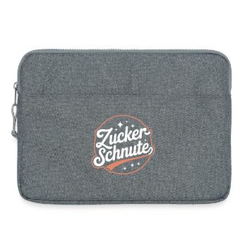 Museau sucré Dent sucrée Chocolat Sucre Museau - Sacoche pour ordinateur portable 15 pouces - gris chiné - Devant