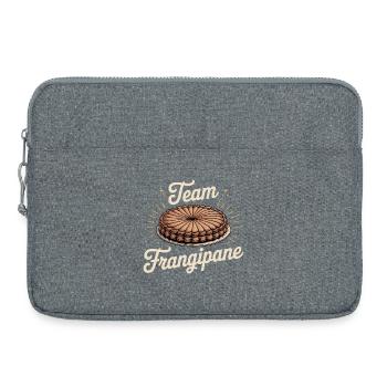 Logo du gâteau Team Frangipane - Sacoche pour ordinateur portable 15 pouces - gris chiné - Devant