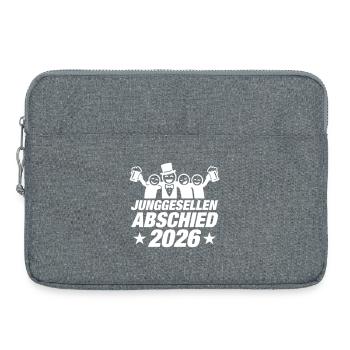 Junggesellenabschied 2026 Jga Party - Laptoptasche 15" - Grau meliert - Vorne