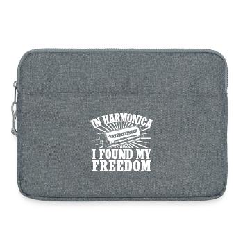 Harmonica Musican Found My Freedom Harmonica - Laptoptasche 15" - Grau meliert - Vorne