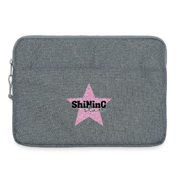 Shining Star, leuchtend  - Laptoptasche 15" - Grau meliert - Vorne