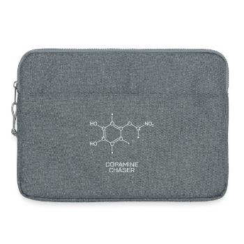 Molécule de recherche de dopamine - Sacoche pour ordinateur portable 15 pouces - gris chiné - Devant