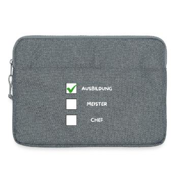 AZUBI (Meister) Checkliste - Laptoptasche 15" - Grau meliert - Vorne