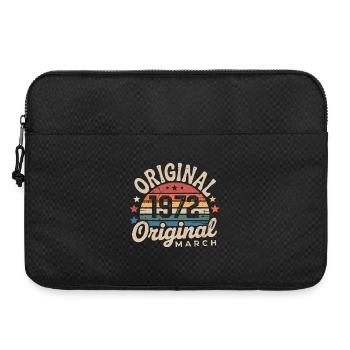 Born in March 1972 edition 1972 Vintage March 1972 - Laptop bag 15" - black - Front