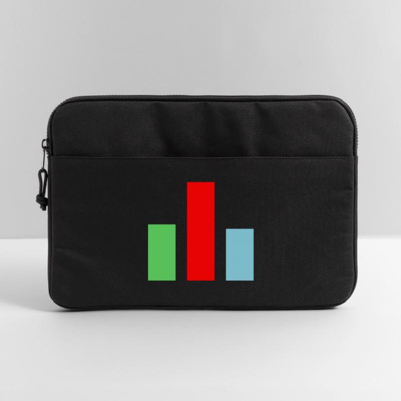 Bar Chart Statistics Laptop bag 15"