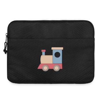 Colorful Move Illustration Railway - Laptop bag 15" - black - Front