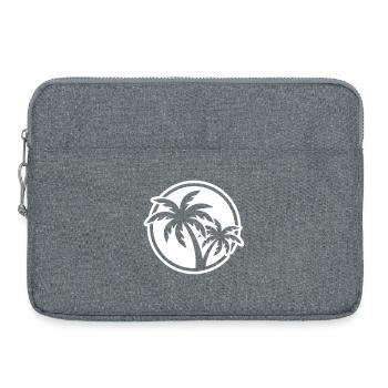 Symbole du palmier - Sacoche pour ordinateur portable 15 pouces - gris chiné - Devant