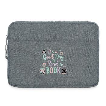 Good Day Read Book - Laptoptasche 15" - Grau meliert - Vorne
