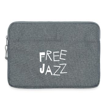 Free Jazz Bold Typography Tee - Sacoche pour ordinateur portable 15 pouces - gris chiné - Devant
