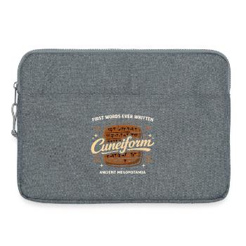 Mésopotamie ancienne, Sumérien - Sacoche pour ordinateur portable 15 pouces - gris chiné - Devant