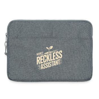 L’assistant imprudent de la nature - Sacoche pour ordinateur portable 15 pouces - gris chiné - Devant