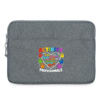 Activity Professionals Herz Bunte Handabdrücke Des - Laptoptasche 15" - Grau meliert - Vorne