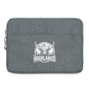 Highlandrinder Highlands - Laptoptasche 15" - Grau meliert - Vorne