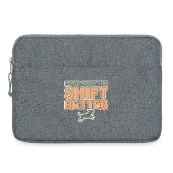 Zwingertechniker, Zwingerassistent, Tierpflege - Laptoptasche 15" - Grau meliert - Vorne
