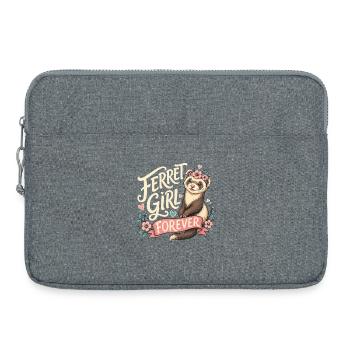 FERRET GIRL FOREVER - Laptoptasche 15" - Grau meliert - Vorne