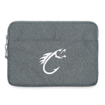Pêche - Sacoche pour ordinateur portable 15 pouces - gris chiné - Devant