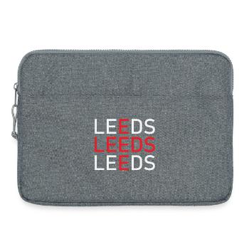leeds - Laptop bag 15" - heather grey - Front