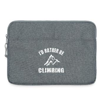 Klettern Kletterer - Laptoptasche 15" - Grau meliert - Vorne