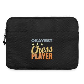 Durchschnittlicher Schachspieler - Laptoptasche 15" - Schwarz - Vorne