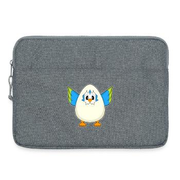 Oeuf de perroquet - Sacoche pour ordinateur portable 15 pouces - gris chiné - Devant
