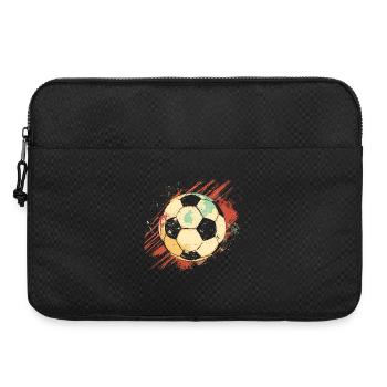Fußball Grafik - Laptoptasche 15" - Schwarz - Vorne